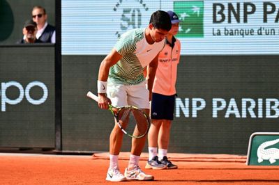 Djokovic into seventh French Open final as Alcaraz hit by injury