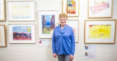 Painting with Parkinson's art program gives Wendy 'the essence of happiness'