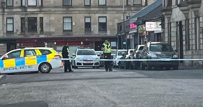 Police race to Paisley street in ongoing incident as road partially cordoned off