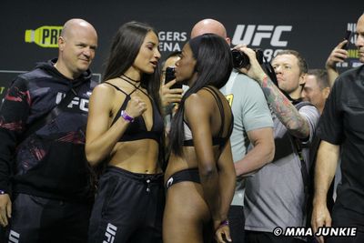 Photos: UFC 289 ceremonial weigh-ins and faceoffs