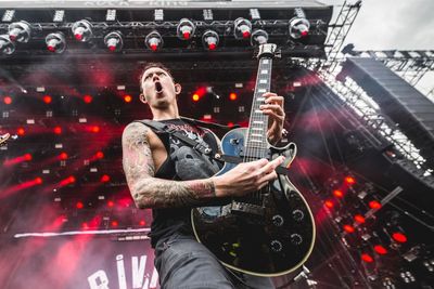 Trivium's Matt Heafy stops show and saves crowdsurfing fan from injury
