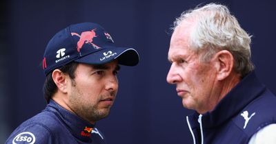 Helmut Marko clear about Sergio Perez's F1 future as Red Bull chief discusses "jeopardy"