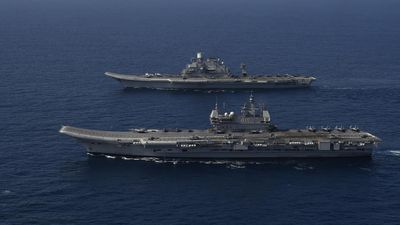 Navy showcases twin-carrier operations in a major upgrade to maritime security