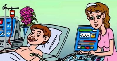 Only people with a high IQ can spot thief in busy hospital scene in 8 seconds
