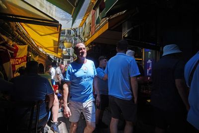 Excitement builds for Man City fans in Istanbul ahead of final
