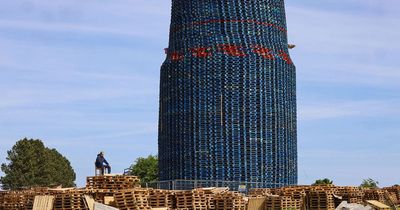 Craigyhill bonfire Guinness World Record attempt abandoned to help sick local girl