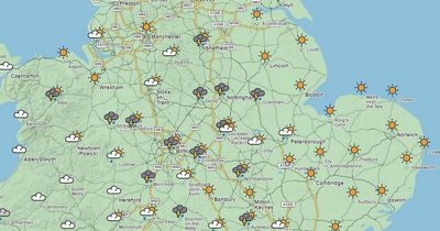 Met Office weather map shows exactly where and when lightning is expected today