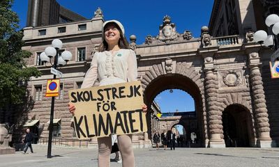 Greta Thunberg takes part in her last school strike for climate