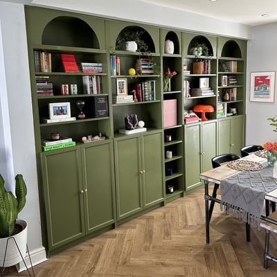 'I saved £9000' - this genius IKEA bespoke shelving hack has the Ideal Home team drooling