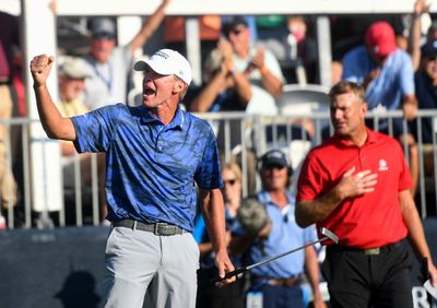 Steve Stricker broke one of Tiger Woods’ records on Friday at the American Family Insurance Championship