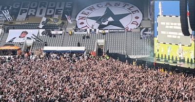 Sam Fender greeted by incredible noise at St James' Park as fans belt out Hey Jude