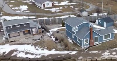 'My neighbour put up fence - now I have to squeeze through tiny gap to get inside door'