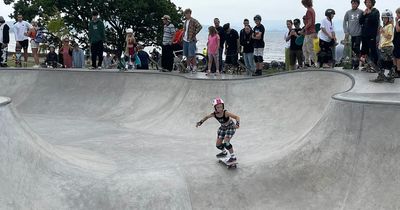 Hundreds flock to Mumbles for official launch of controversial Skatepark