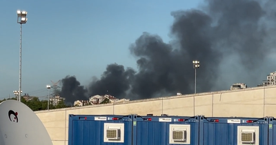 Huge fire in Istanbul sends smoke billowing over Champions League final stadium ahead of Man City vs Inter Milan