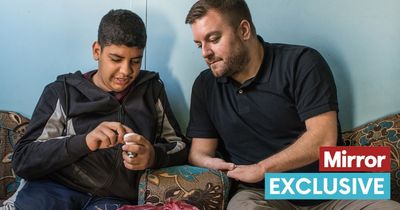 Comedian Alex Brooker close to tears after meeting children who fled war-torn Syria