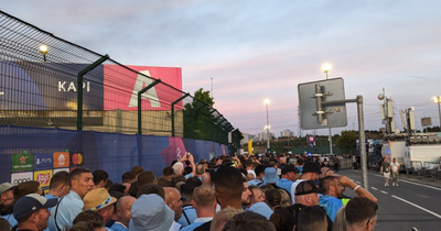 Man City fans 'treated like cattle' before Champions League final as supporters boo anthem in UEFA protest