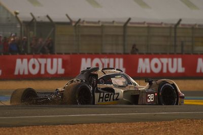 Jota Porsche suffers spectacular crash while leading Le Mans