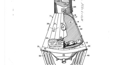 When the Mercury space capsule was patented...