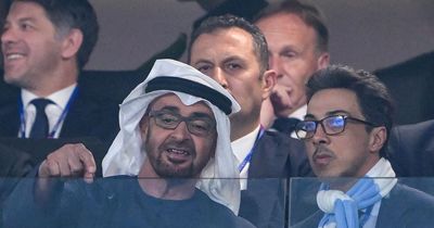 Man City owner Sheikh Mansour makes rare appearance at first match for 13 years