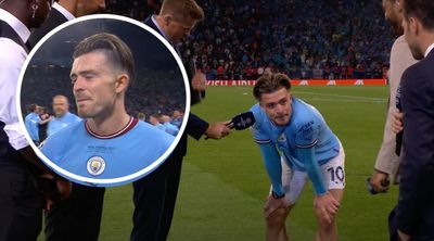 Watch: Jack Grealish breaks down in tears after winning the Champions League final