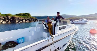 Luxury motorboat lost at sea relaunched after being restored to its former glory