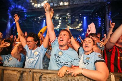 Manchester rain to ‘taste like champagne’ as City celebrate Champions League win