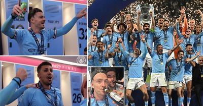 Inside Man City's Champions League celebrations as Jack Grealish takes centre stage