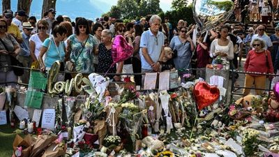 French town pays tribute to survivors of playground knife attack