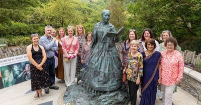 The newest statue of an incredible Welsh woman has been unveiled in Llangrannog