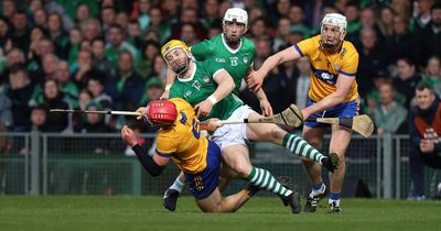 What time and TV channel is Clare v Limerick on today in the Munster final?
