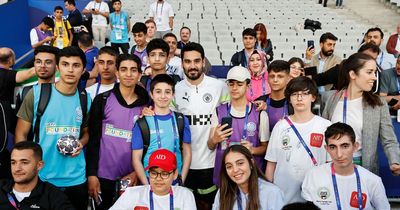 Emotional moments as Man City players met children who survived Turkey earthquake before Champions League final