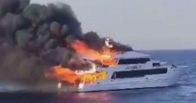 3 Brits missing as luxury boat engulfed in flames in Red Sea