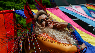 Watch as thousands gather for huge Pride parade in Sao Paulo