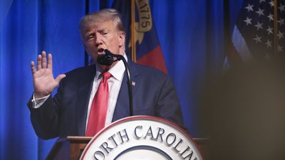 Trump ratchets up his rhetoric in North Carolina