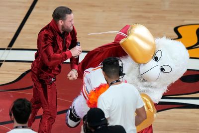 Miami Heat mascot attends hospital after Conor McGregor punch – reports