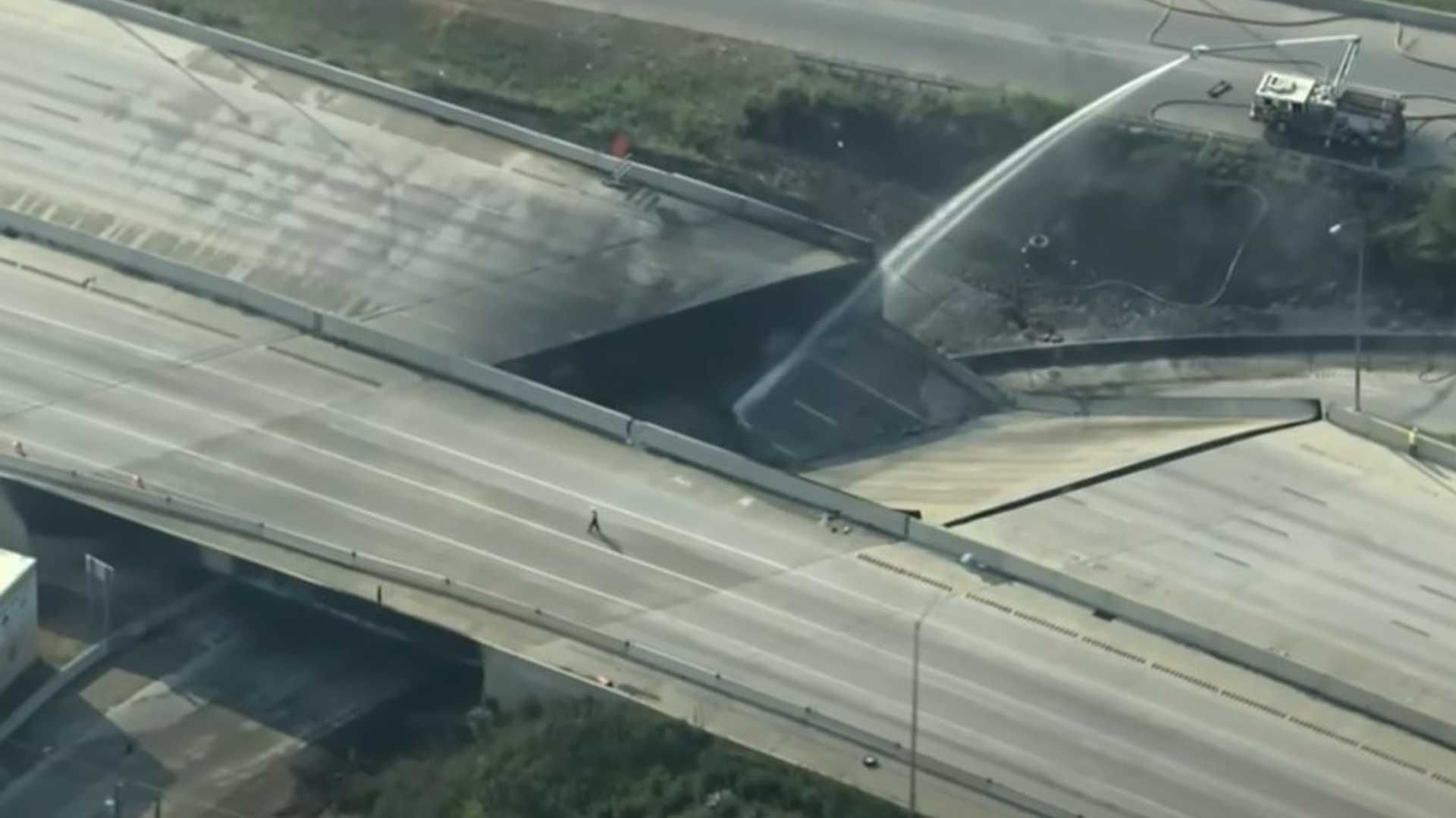 I-95 Freeway Partially Collapses In Philadelphia Near…