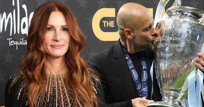 Pep Guardiola congratulated by 'idol' Julia Roberts after she made him feel like a "failure"