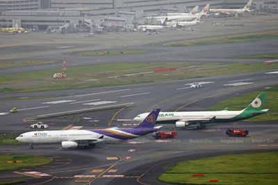 Runway closed at Tokyo airport after plane contact