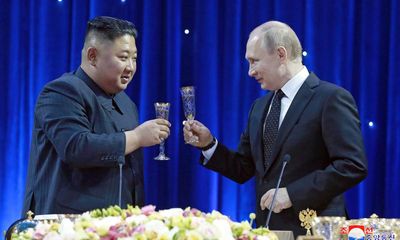Kim Jong-un ‘holds hands’ with Vladimir Putin as Russia-North Korea ties deepen