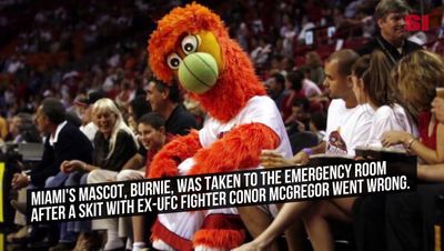 Dana White responds after Conor McGregor punches Miami Heat mascot in viral stunt