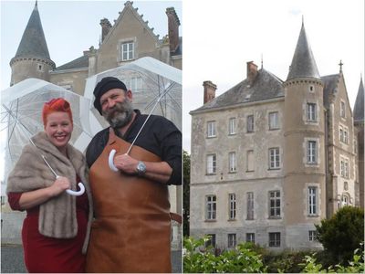 Inside the Escape to the Chateau property owned by Dick and Angel Strawbridge