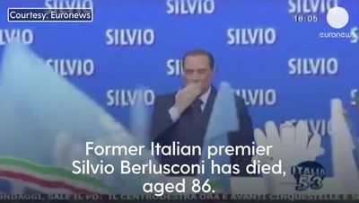 Former Italian Prime Minister Silvio Berlusconi dies, aged 86