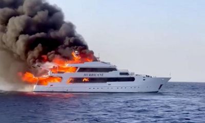 Three Britons confirmed dead in Egypt boat fire