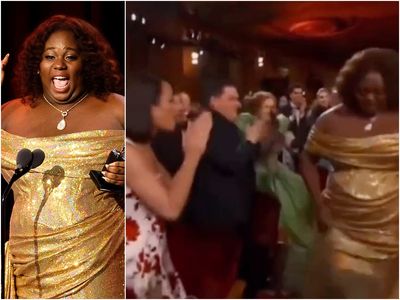 Tony viewers spot ‘delicious’ moment Alex Newell wins award in front of former Glee co-star Lea Michele