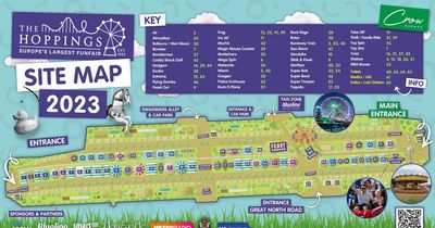 Hoppings map shows all you need to know about this year's fair in Newcastle