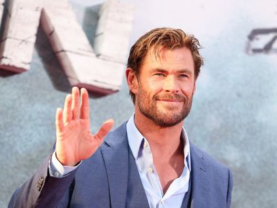 Chris Hemsworth caught with useful Spanish phrase on palm at Extraction film premiere in Madrid