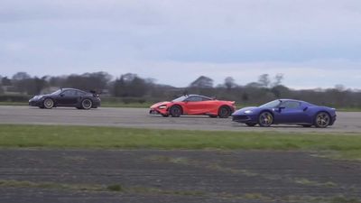 Supercar Drag Race: Ferrari 296 GTB, McLaren 765LT, And Porsche 911 GT2 RS