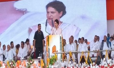 Congress leader Priyanka Gandhi announces 5 guarantees for people of MP during election campaign launch in Jabalpur