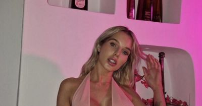 Helen Flanagan stuns in plunging dress after thanking fans for support over 'vile' messages
