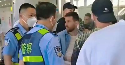 Lionel Messi stopped at Beijing Airport and quizzed by border guards over passport confusion